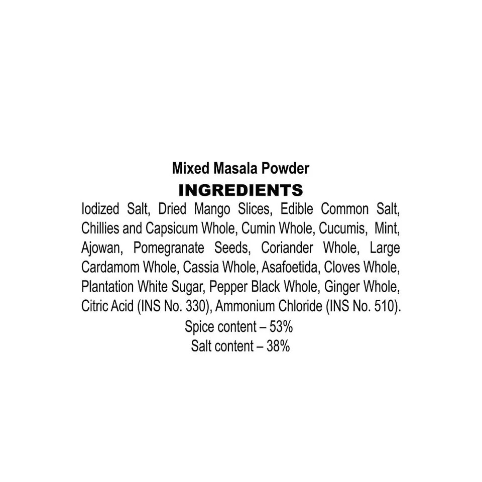 Catch Chat Pata Masala, 100g