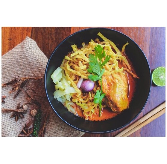 80g 500g Khao Soi Paste Northern Thai Yellow Curry Noodle Coconut Milk Soup