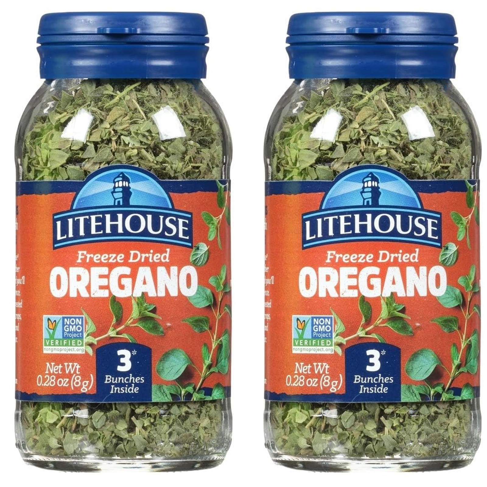 Litehouse Freeze Dried Oregano – Substitute for Fresh 0.28 Ounce (Pack of 2)