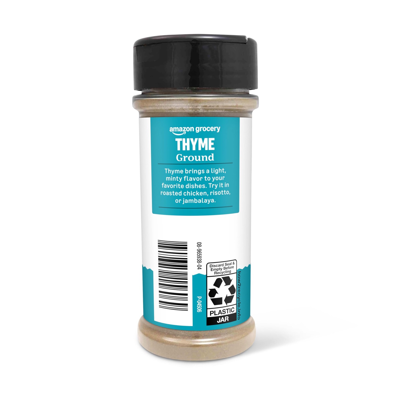 Amazon Grocery, Ground Thyme, 2 Oz (Previously Happy 2 Ounce (Pack of 2)