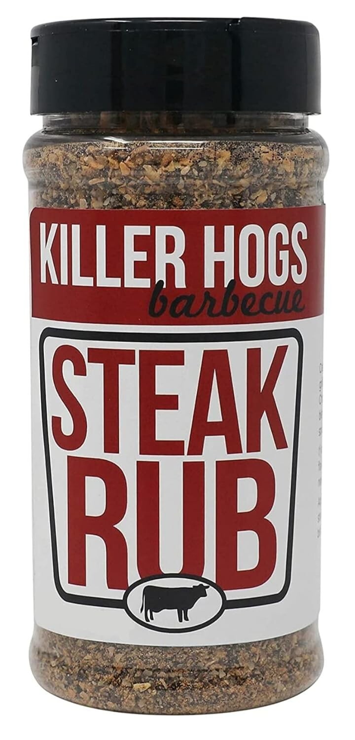 NEW Pack of (2) Killer Hogs Barbecue Steak Rub, Net Wt. 11 oz Each