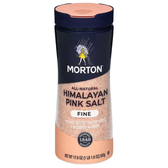 Morton All-Natural Fine Himalayan Pink Salt Shaker, 17.6 oz