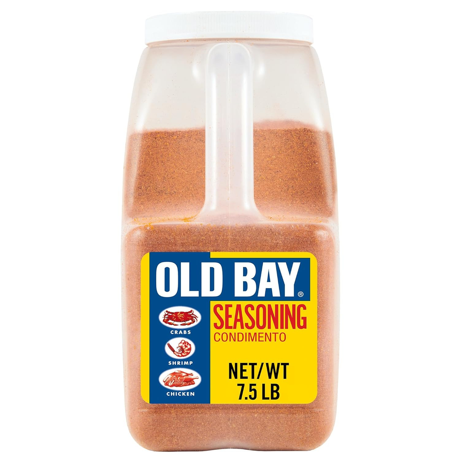 OLD BAY Seasoning, 7.5 Lb – One 7.5 Pound Container of OLD BAY All-Purpose Seafo