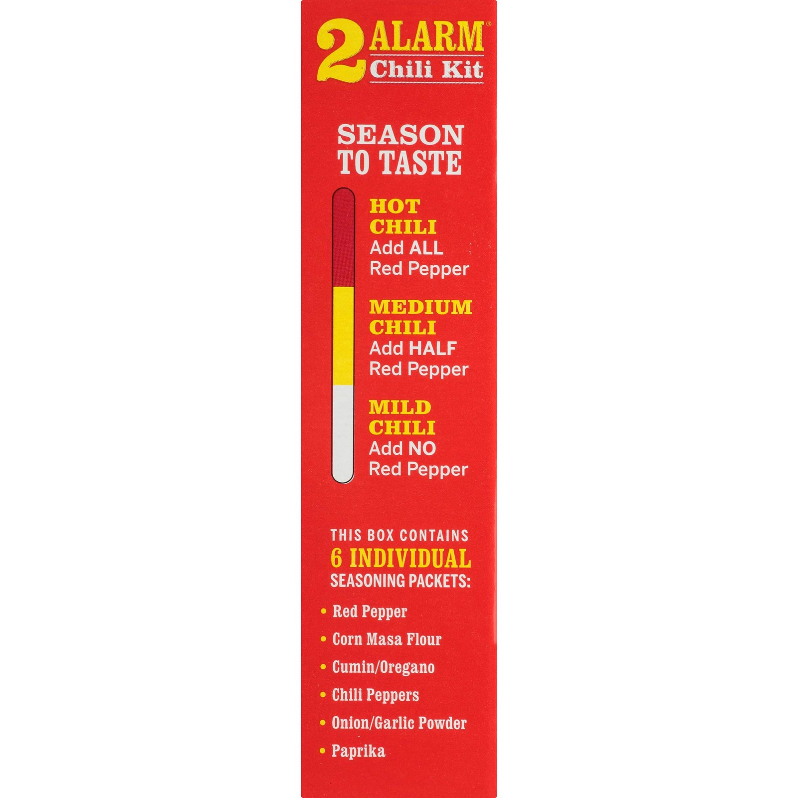 Wick Fowler’s 2-Alarm Chili Kit, Texas Style 3.3 Ounce (Pack of 8), Natural