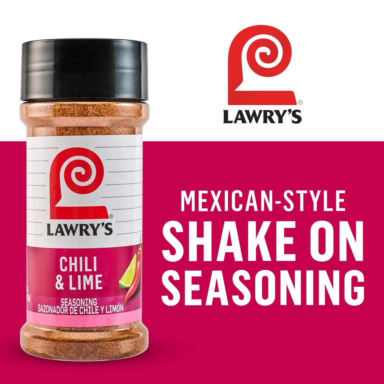 Lawry’S Casero Lawrys Casero Chili Lime Seasoning 11.5 Oz Pack Of 12