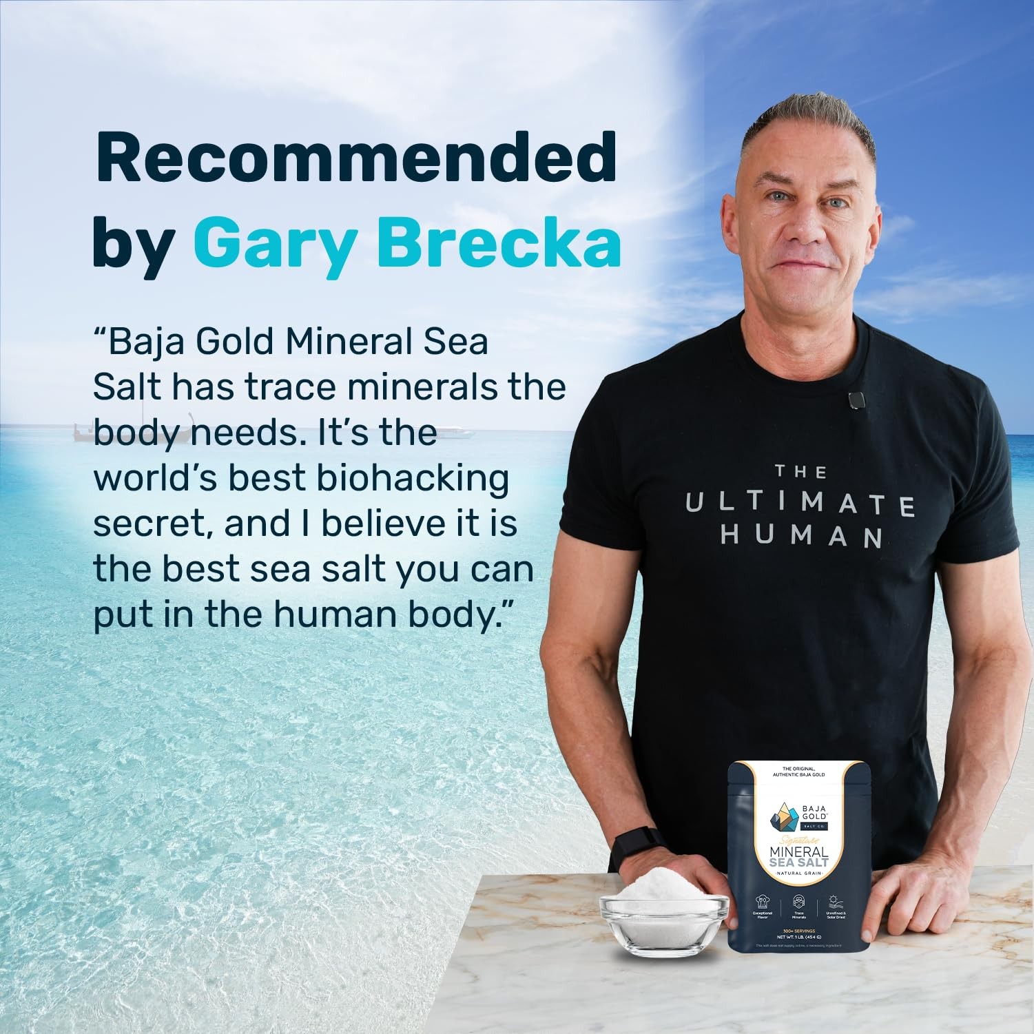 Baja Gold Signature Mineral Sea Salt – Recommended by Gary Brecka – Organic N…