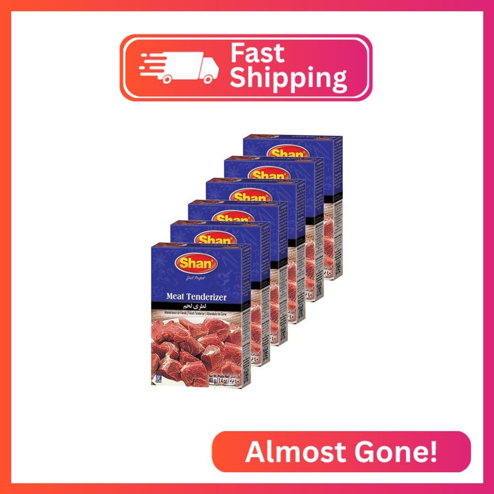 Shan Meat Tenderizer Seasoning Mix 1.4 oz (40g) – Double Strength Tenderizing Hi