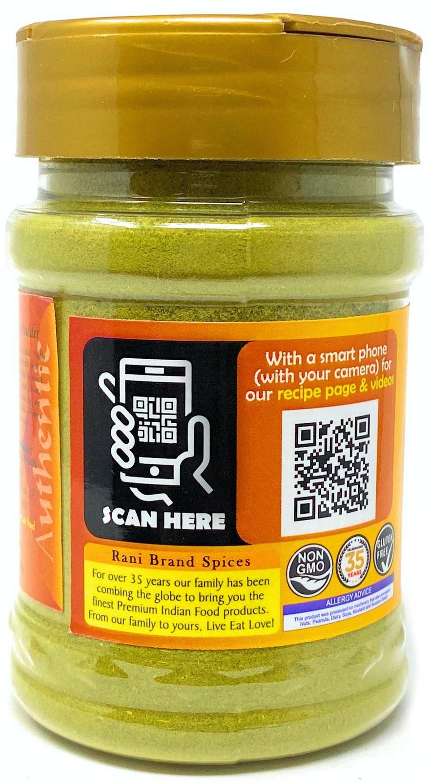 Rani Curry Leaves Powder (Kari Neem Patha) Indian Spice 2.4oz (70g)
