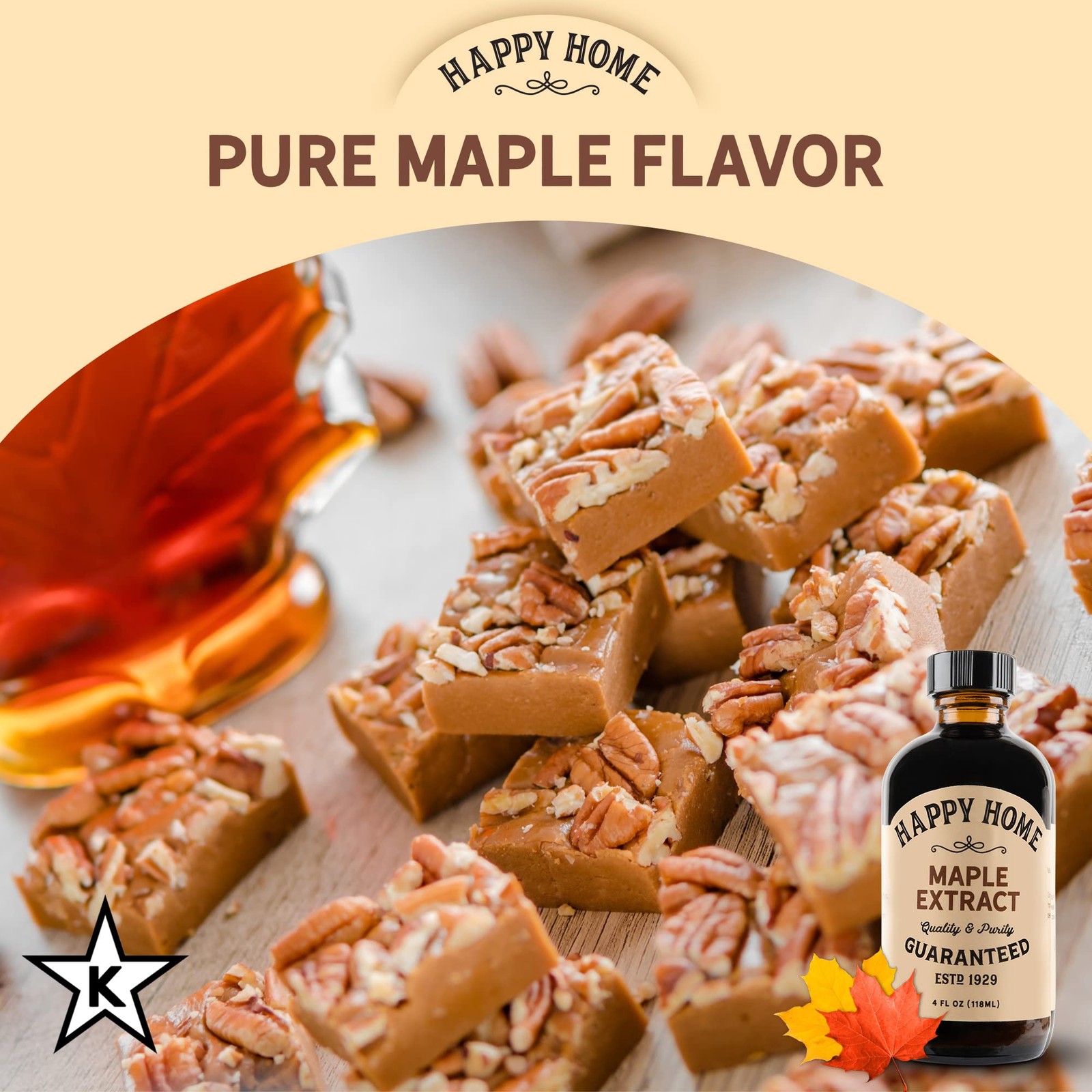 Happy Home Premium Natural Maple Flavor – Certified Kosher, 4 oz. 4