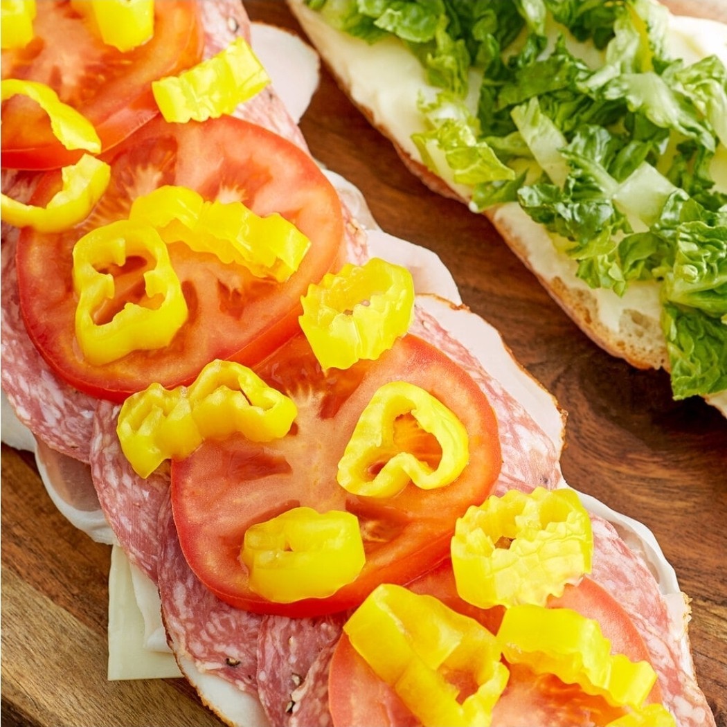 Hometown Provisions Mild Banana Pepper Rings 1 Gallon – 4/Case