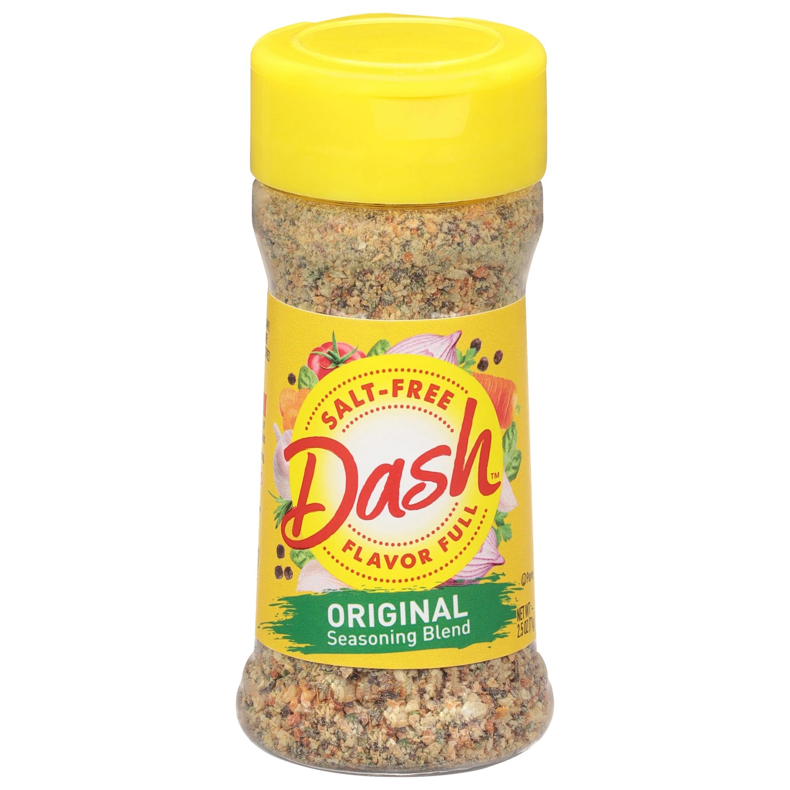 Dash Salt-Free Seasoning Blend, Original, 2.5 Ounce (Pack of 1), Multicolor