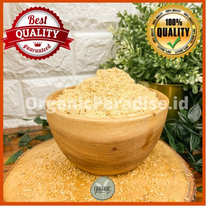 Ground Golden Flaxseed 500g Seed Powder For Baking And Smoothie Mixes