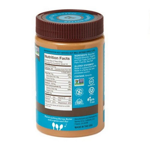 Nut Bttr Almnd Smth 16 Oz(Case Of 6) By Barney Butter
