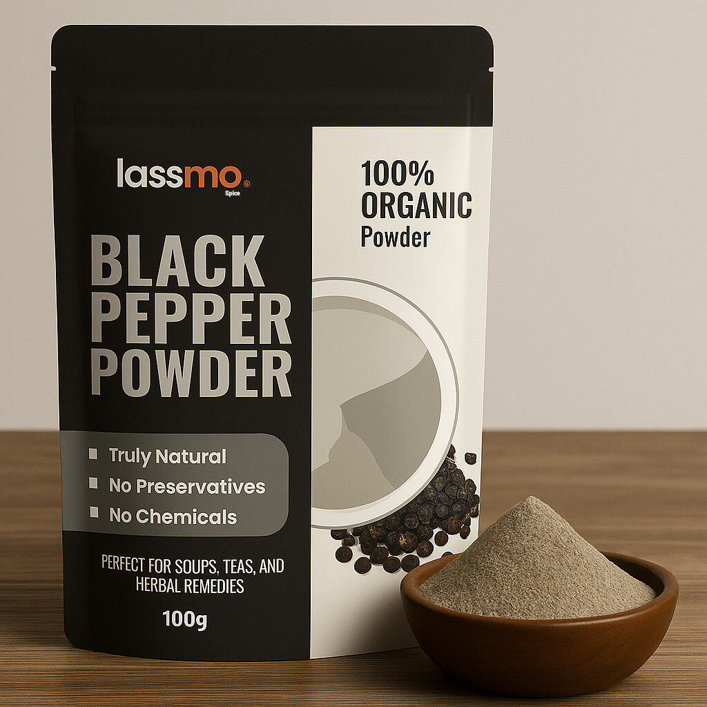 Ceylon Black Pepper Powder Pfeffer Poivre Ground Svartpeppar Cooking Spice