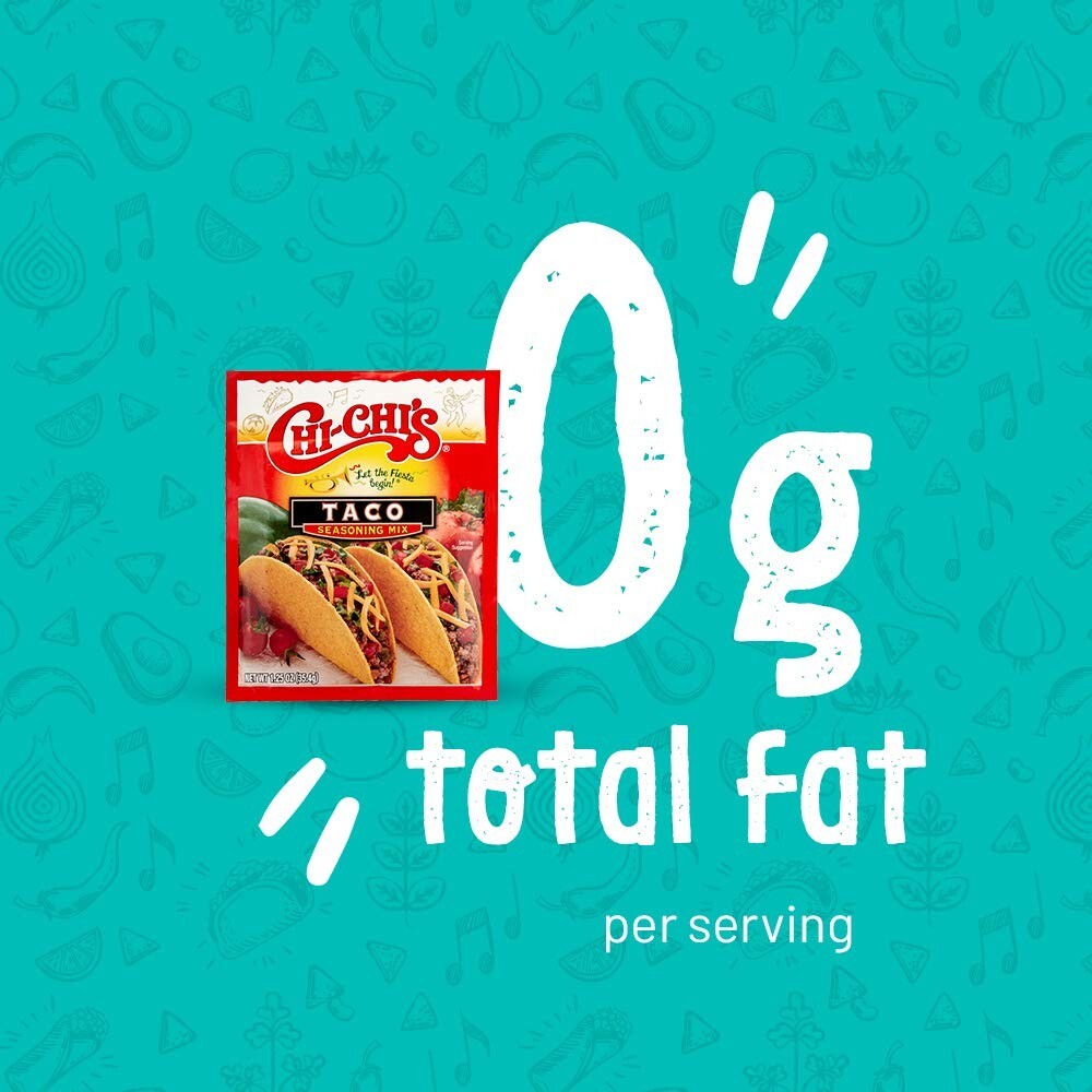 CHI-CHI’S Taco Seasoning Mix, 1.25-Ounce Pack of 24