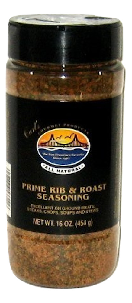 Carl’s Gourmet All Natural Prime Rib & Roast Seasoning – 16 oz