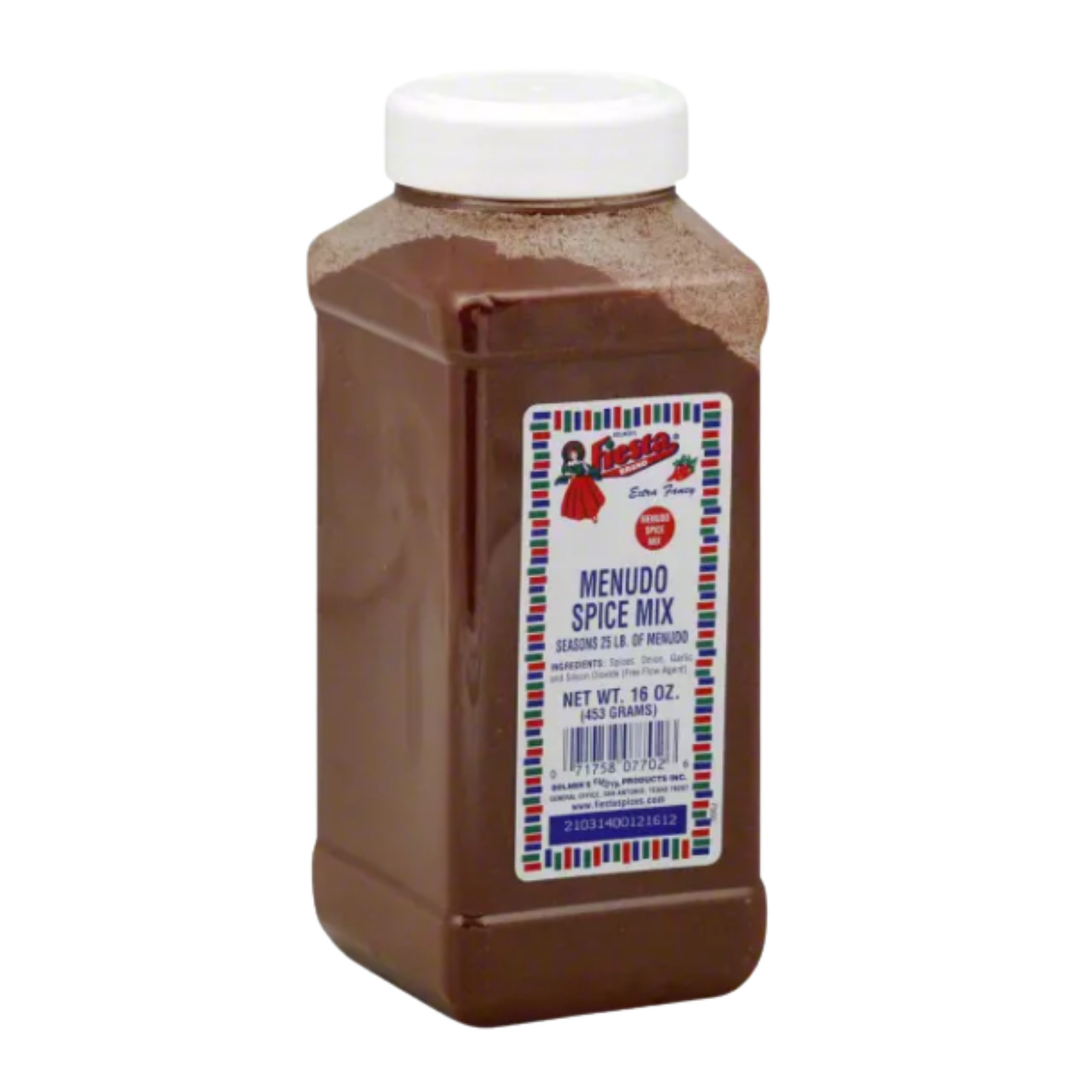 Bolner’s Fiesta Menudo Spice Mix 16 oz Authentic Mexican Soup Seasoning Texas