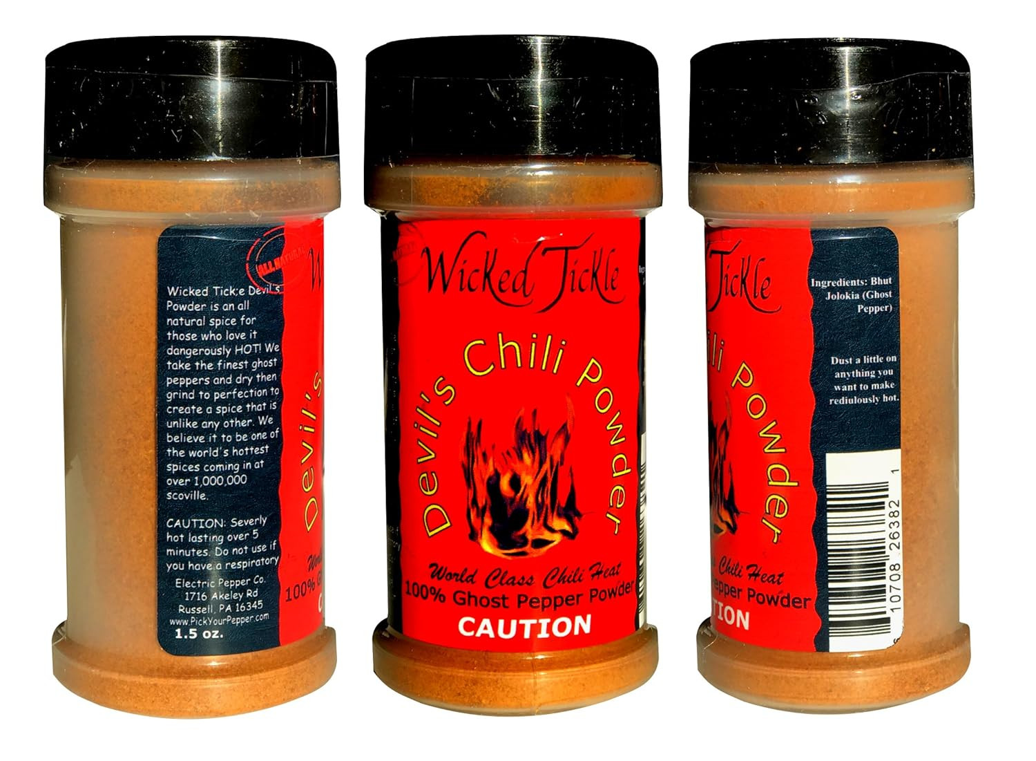 Chili Powder Gift Set, 4 Pack – Ghost, Smoked Ghost, Scorpion, Habanero Garlic S