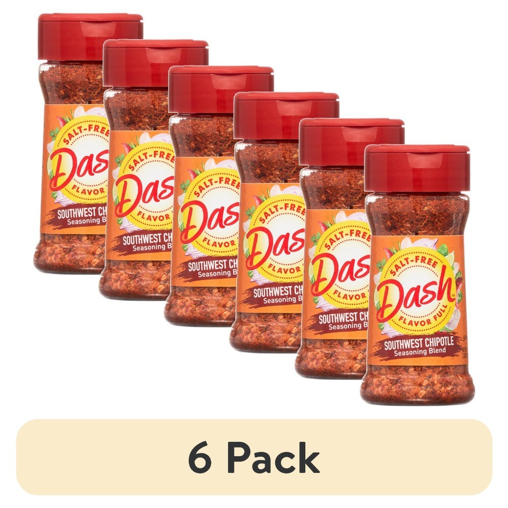 (6 pack) Southwest Chipotle Seasoning Blend, Salt Free, 2.5 oz