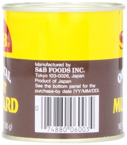 SB Oriental Hot Mustard Powder, 3-Ounce Can