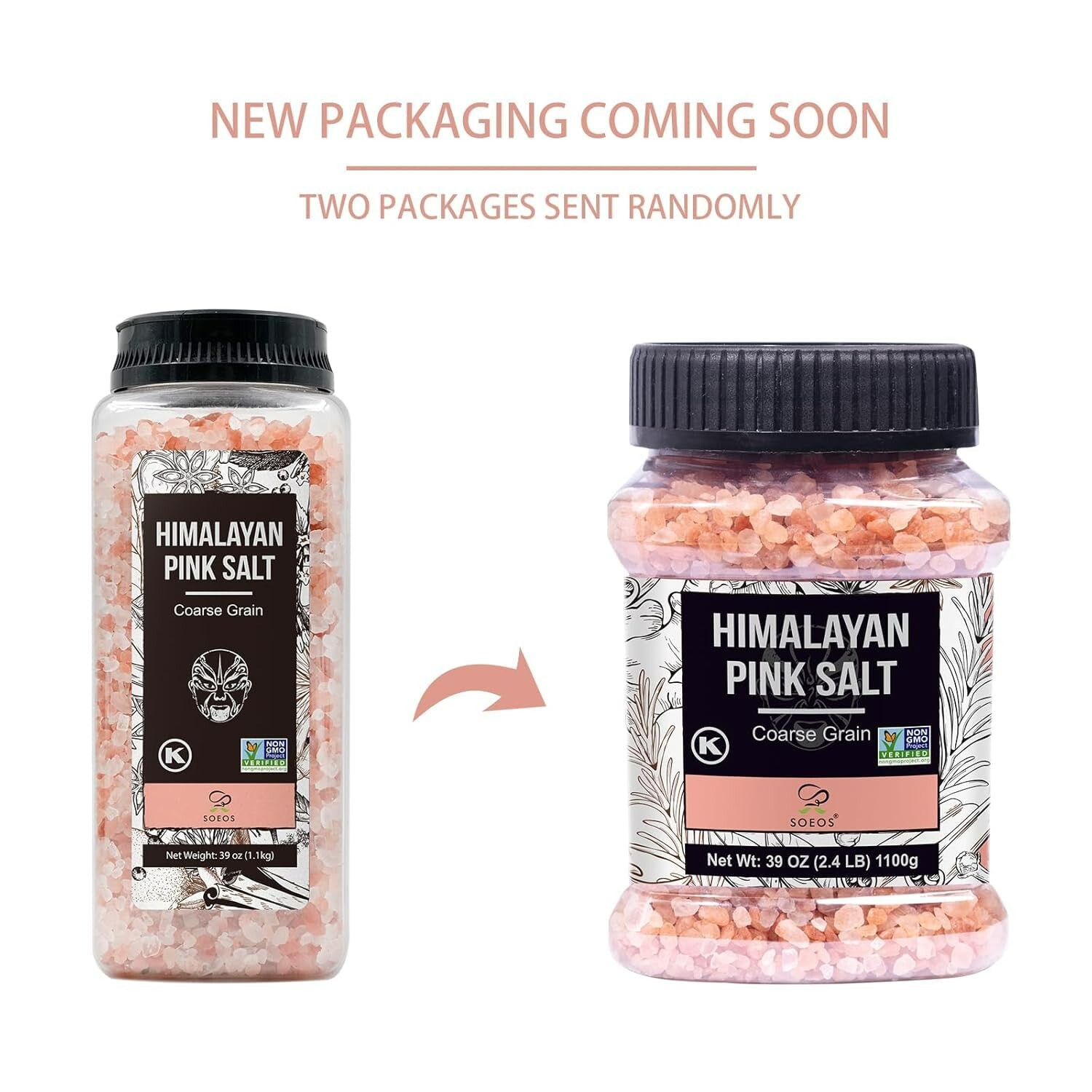 39oz Himalayan Sea Salt Refill – Non-GMO, Kosher, Coarse Grain Perfection