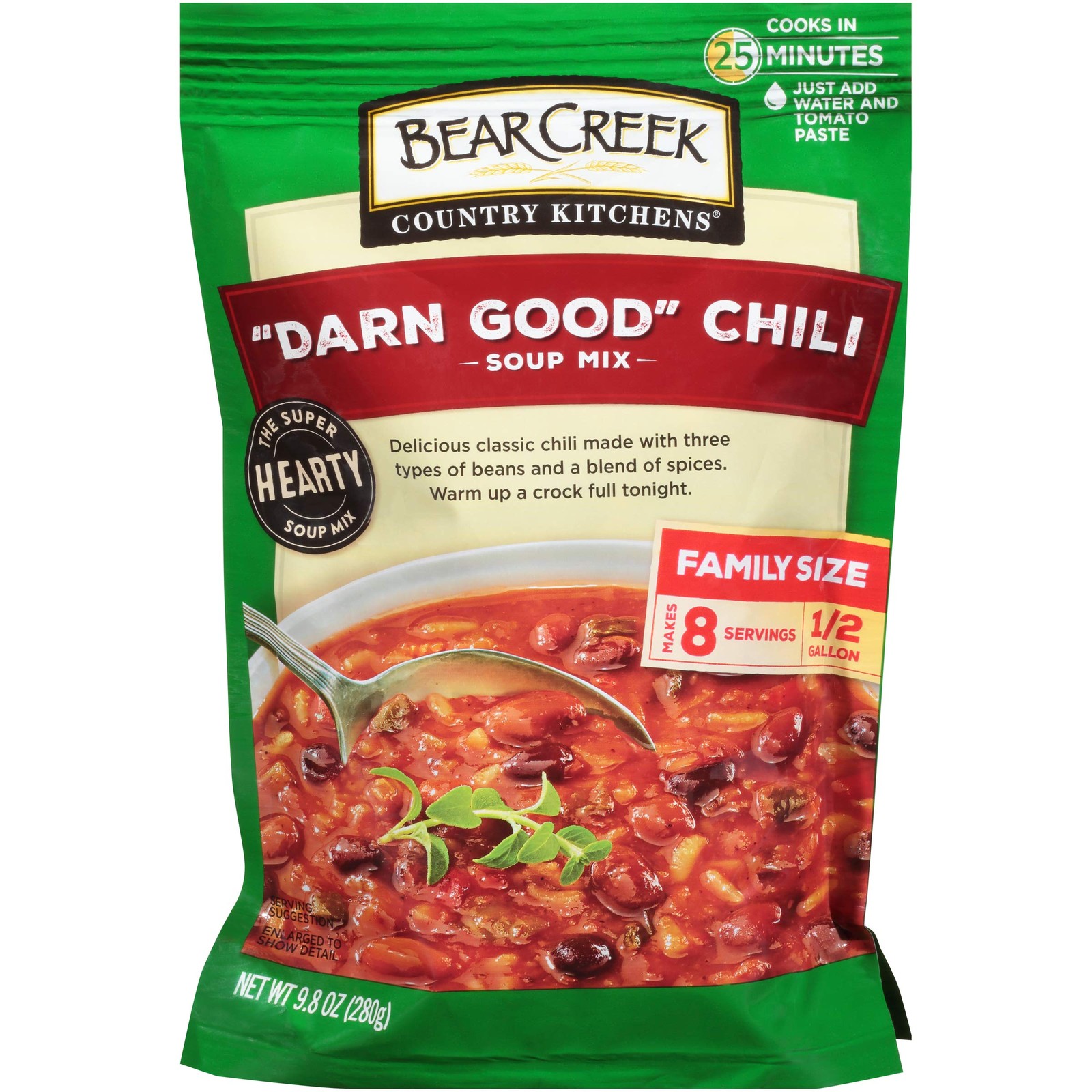 Bear Creek Soup Mix, Darn Good Chili, 9.8 Ounce (Pack of 1)