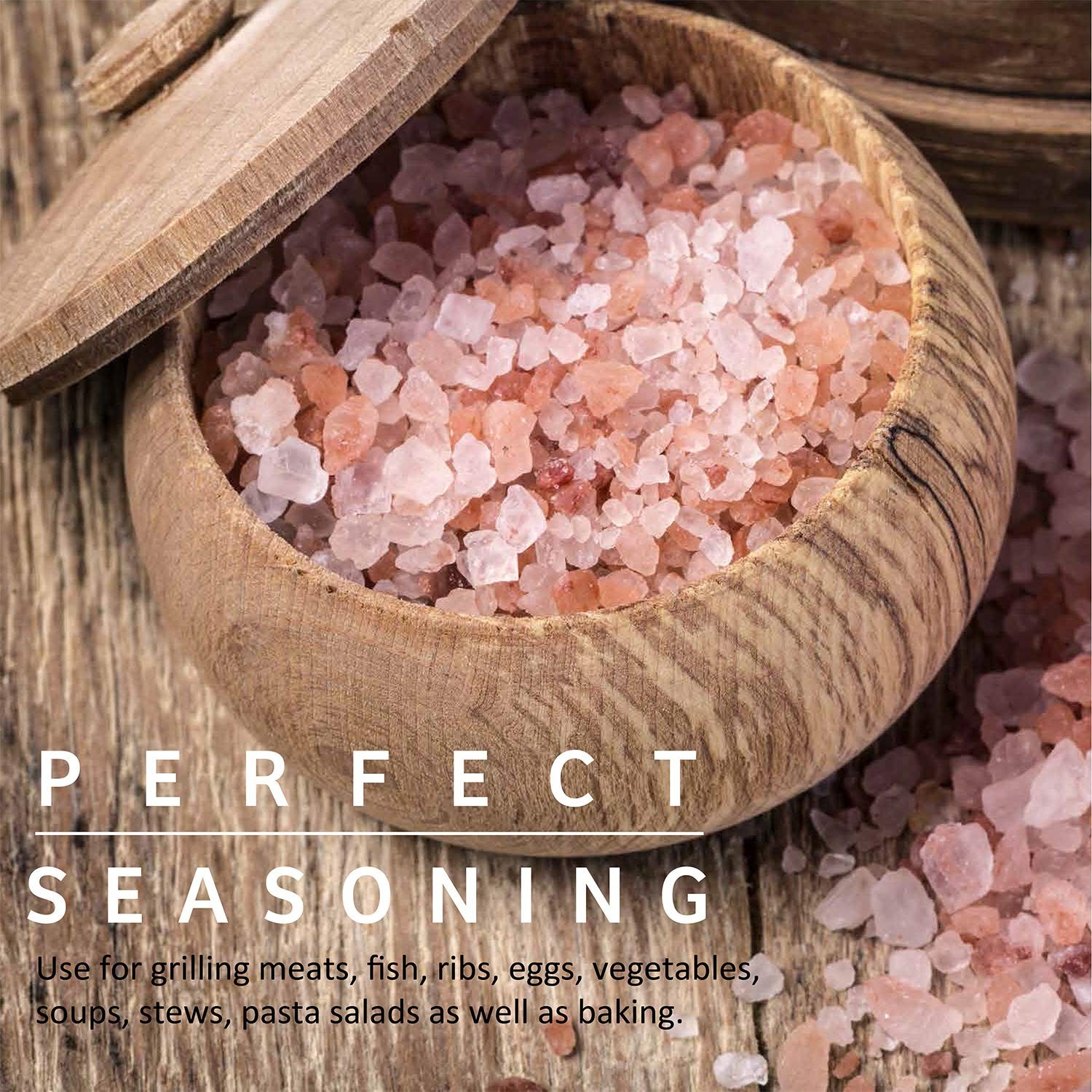 5 lbs of Pure Himalayan Pink Salt – Gourmet Coarse Crystal for Health & Flavor
