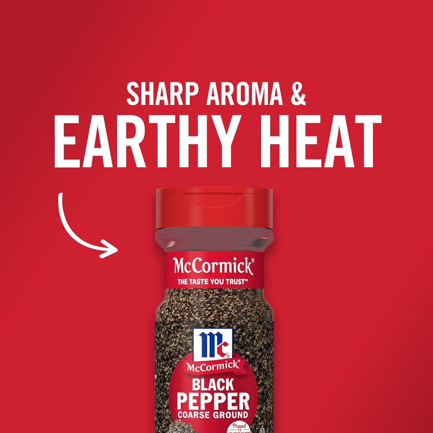 Mccormick Coarse Ground Black Pepper 3.12oz Bold Spice for Cooking
