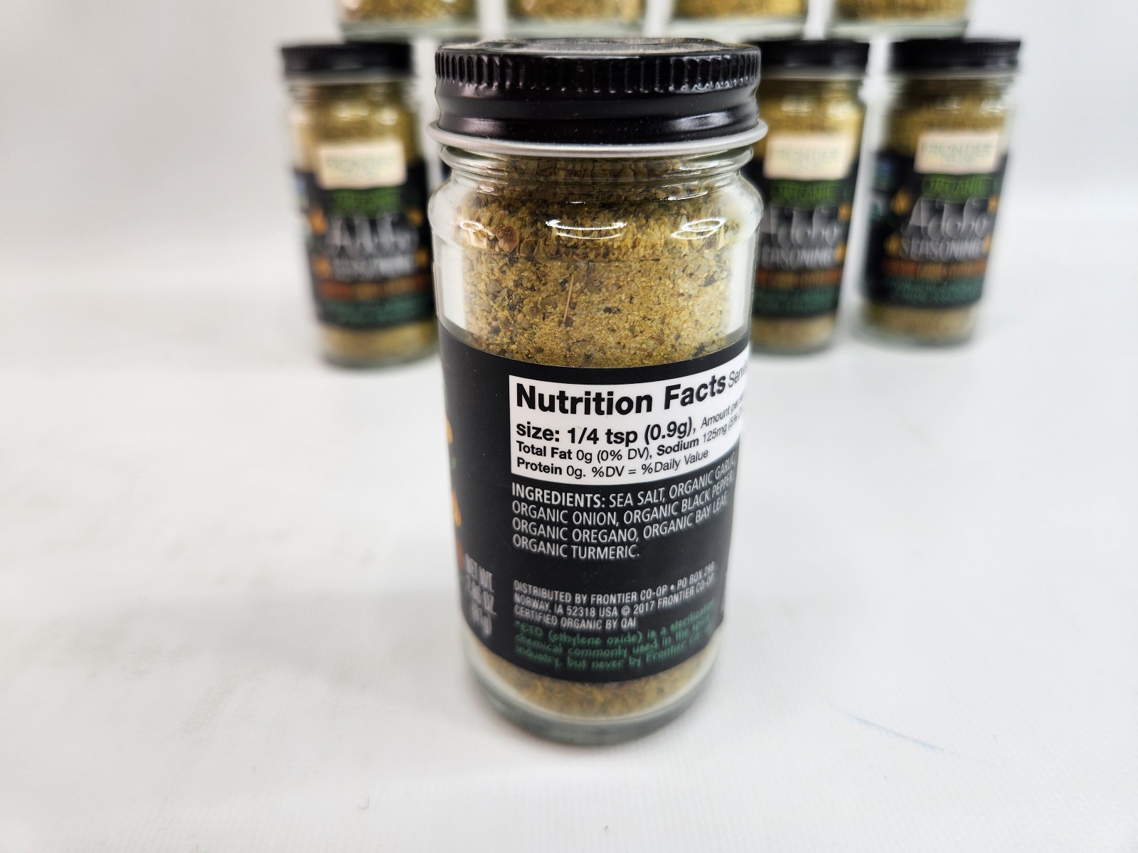 10 Pack – Adobo Seasoning Organic Herb Frontier Spice 2.86oz Non Irradiated