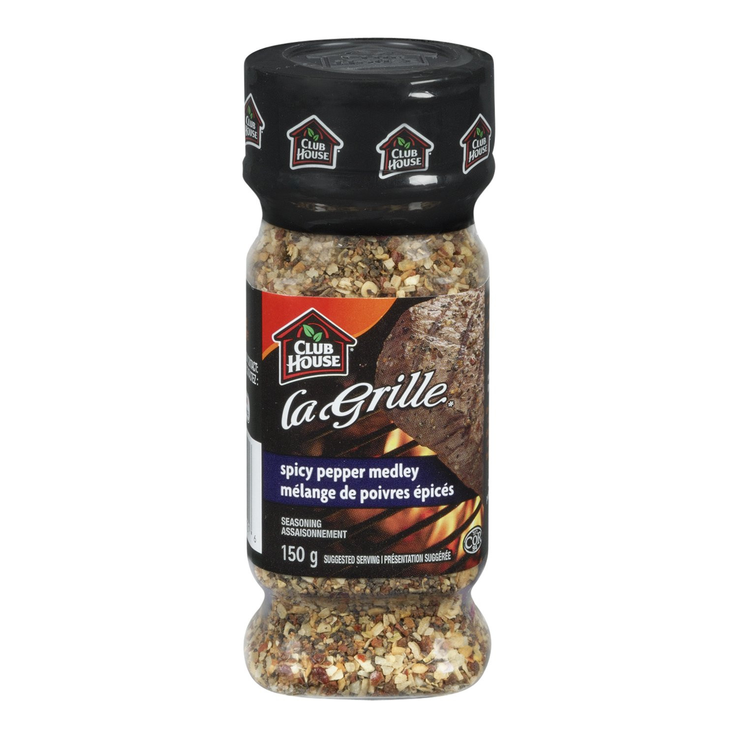 La Grille, Spicy Pepper Medley Seasoning, 150G/5.3Oz, Imported from Canada}