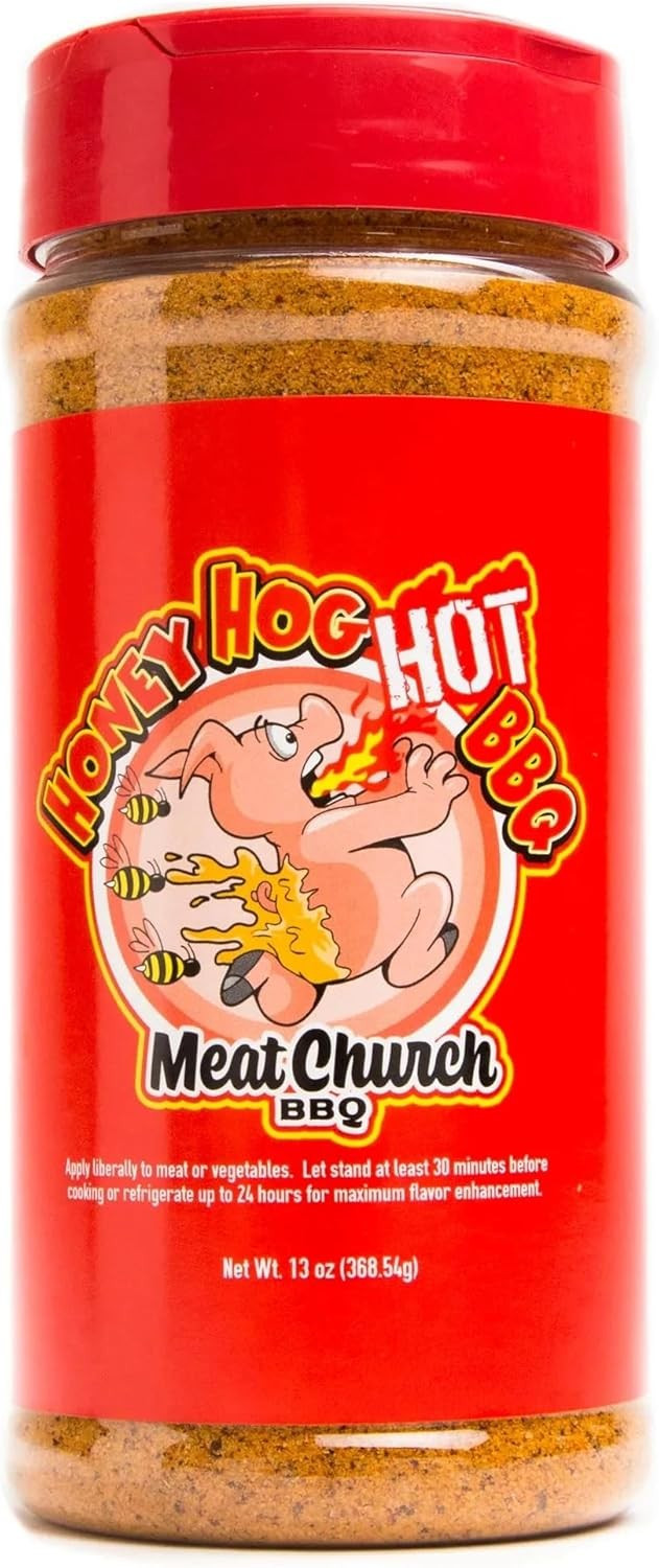 《NEW》Pack of 2 Meat Church BBQ Rub Holy Voodoo & Honey Hog Hot BBQ Seasoning