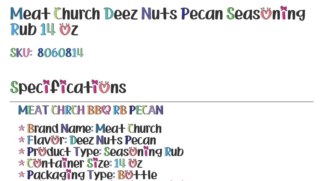 Meat Church Seasonings 14oz- 3 Available