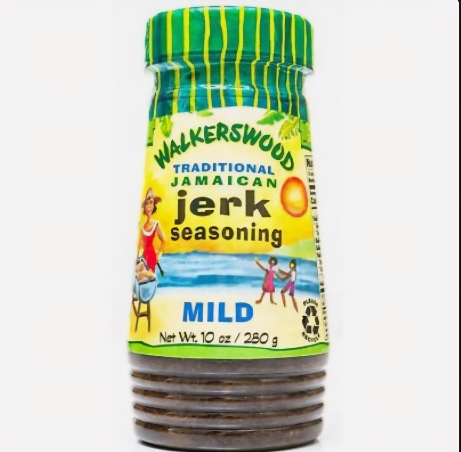 1 jar / Walkerswood Traditional Jamaican Jerk Seasoning, Mild, 10 oz