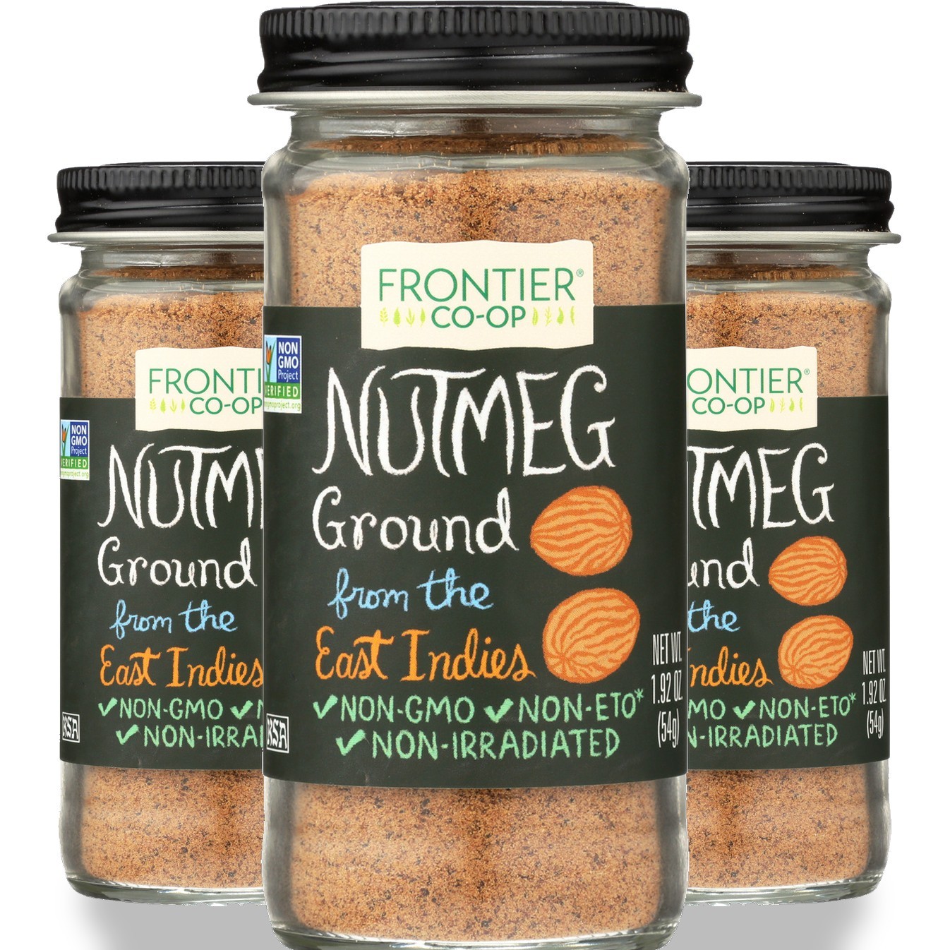 Frontier -Op Co-Op Ground Nutmeg 1.92 Oz Spice 3 Pack