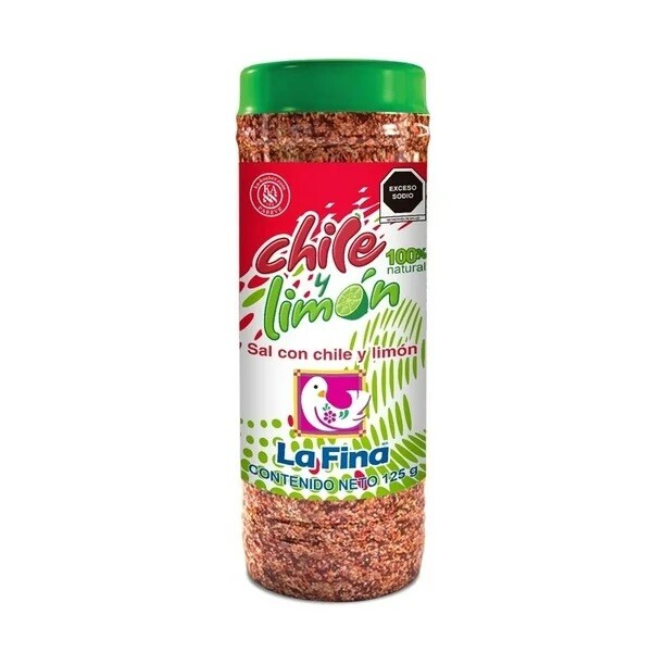 3X LA FINA CHILE Y LIMÓN – Fruit Snack Seasoning Chili & Lime Powder (3 Pack)