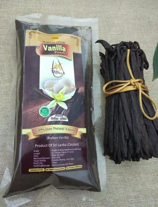 Ceylon Vanilla Bean Powder – 100% Pure Ground Sri Lankan Vanilla Powder