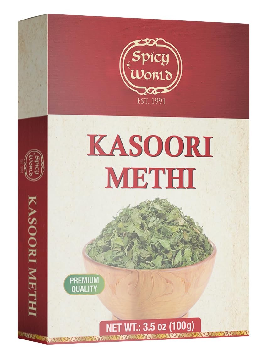 Dried Fenugreek Leaves Kasoori Methi 3.5oz Box 100g All Natural | Vegan | Gl…