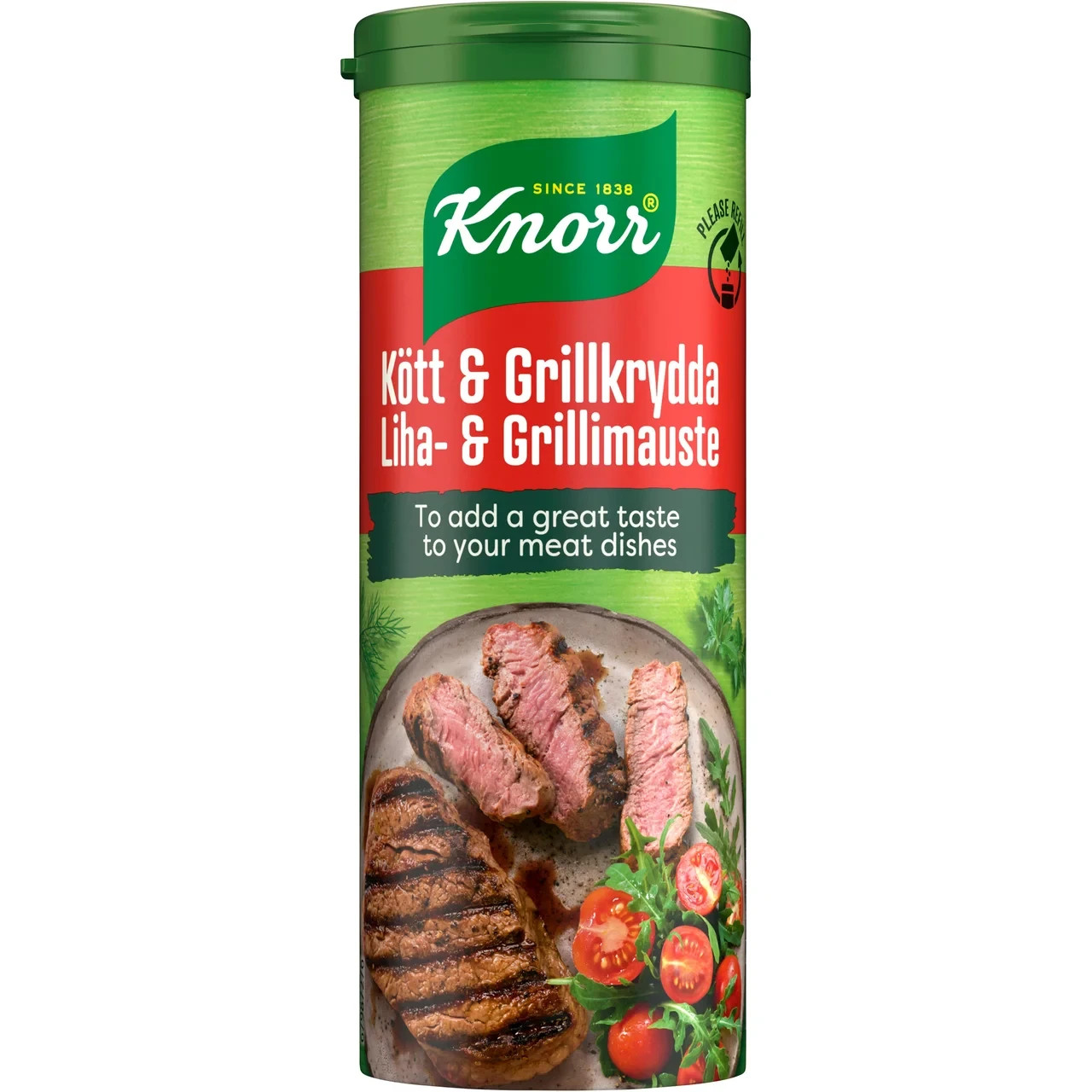 6x Knorr Meat & Grill Seasoning 88g Swedish BBQ Spice Mix