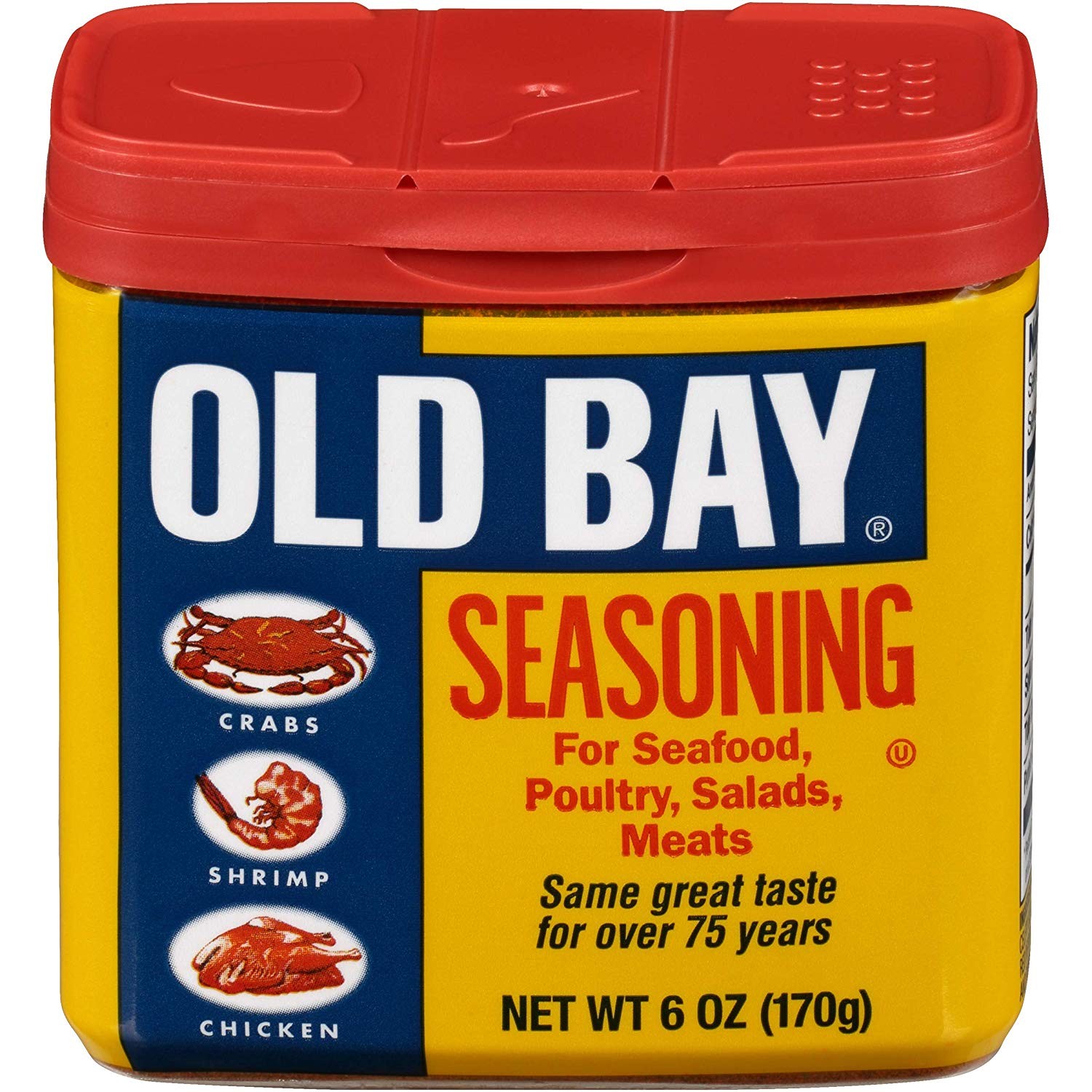 OLD BAY Seasoning, Classic Seafood 6 oz
