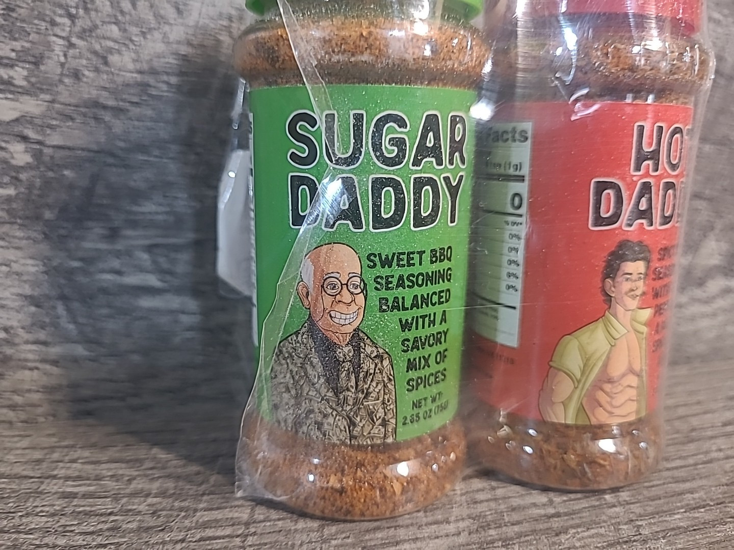 Gourmet BBQ Spice Rub Set Sweet Sugar Daddy & Spicy Hot Daddy