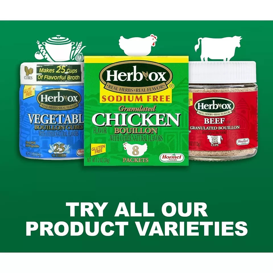 Chicken Bouillon Cubes, 25 Count (Pack of 12) – 300 Cubes Total