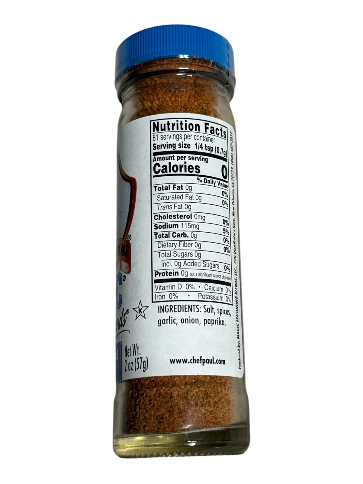Chef Paul Magic Seasoning Blends – Pork & Veal Magic, 2oz Gluten-Free – Ex: 2/28