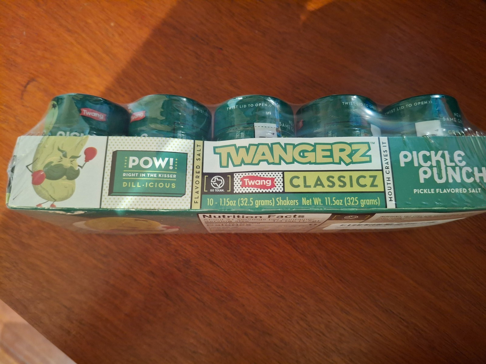 Full Box 10x Shakers Twang Twangerz Classicz Pickle Punch Salt Topping | 1.15oz