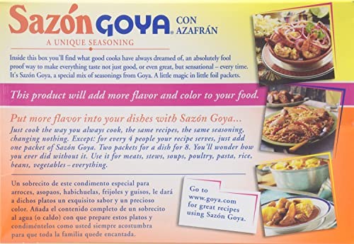 Goya Sazón Seasoning With Azafran 3.52 Ounce (Pack of 3)