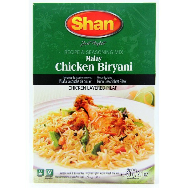 SHAN Masala Malay Chicken Biryani Spice Mix 7 PACKET X 60 GM
