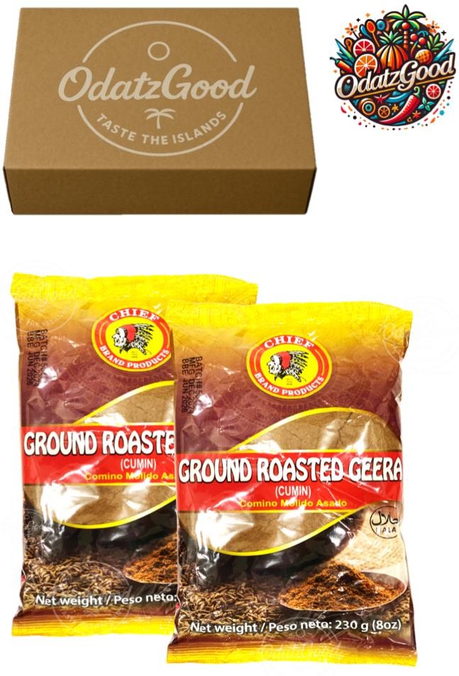Chief Ground Roasted Geera 8oz (230g) – Curated & Packaged by ODatzGood