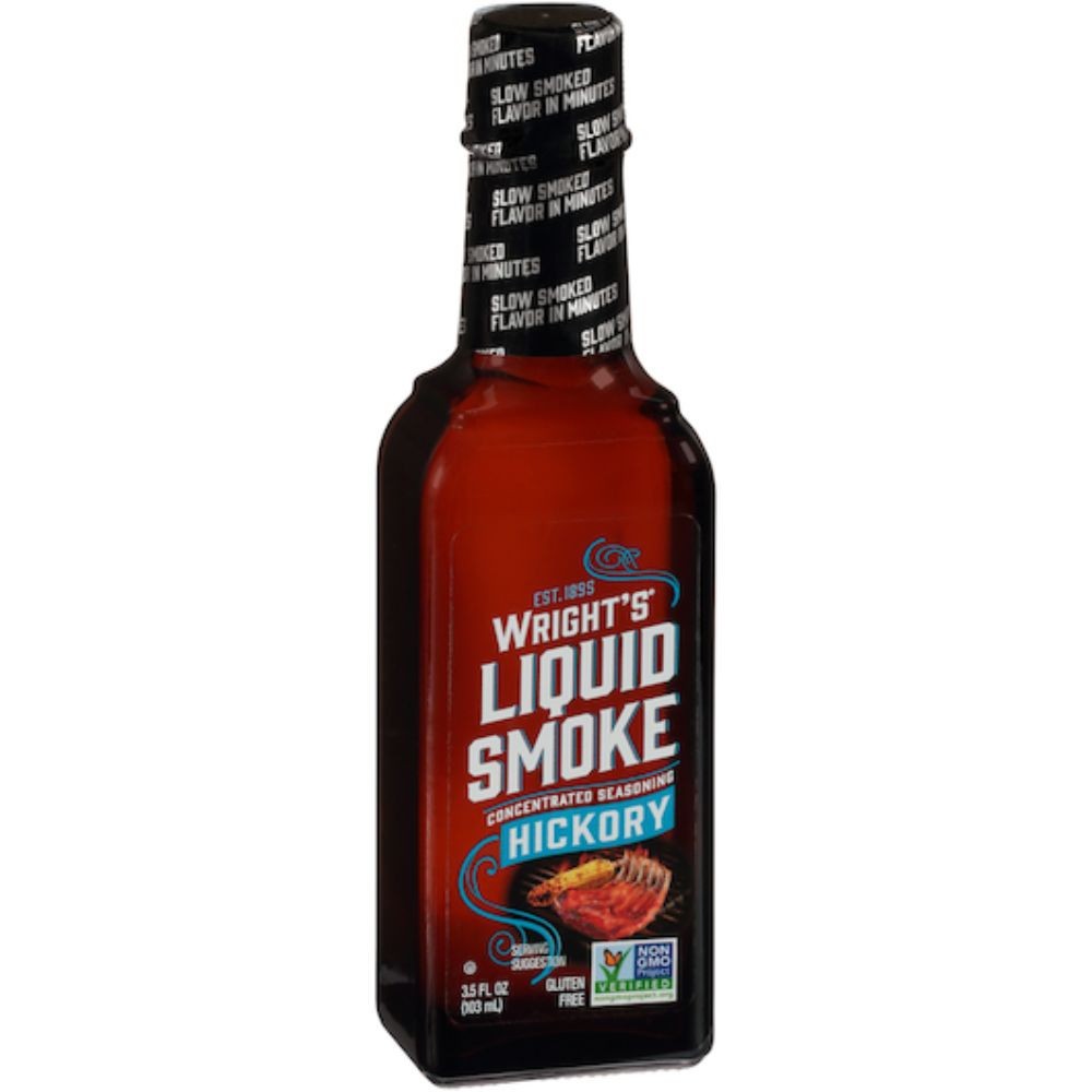 Wright’s Hickory Seasoning, Liquid Smoke, 3.5 oz [Pack of 12]