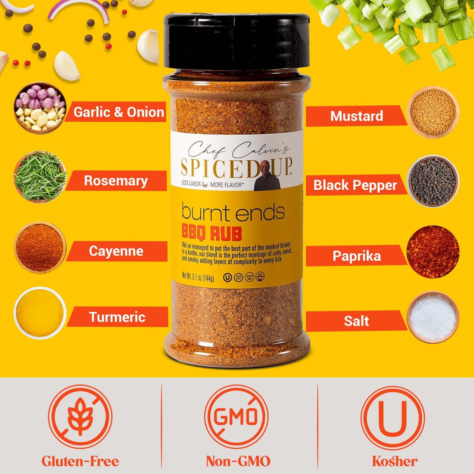 Secret Sauce All Purpose Seasoning & Burnt Ends BBQ Rub for Grilling & Roasting
