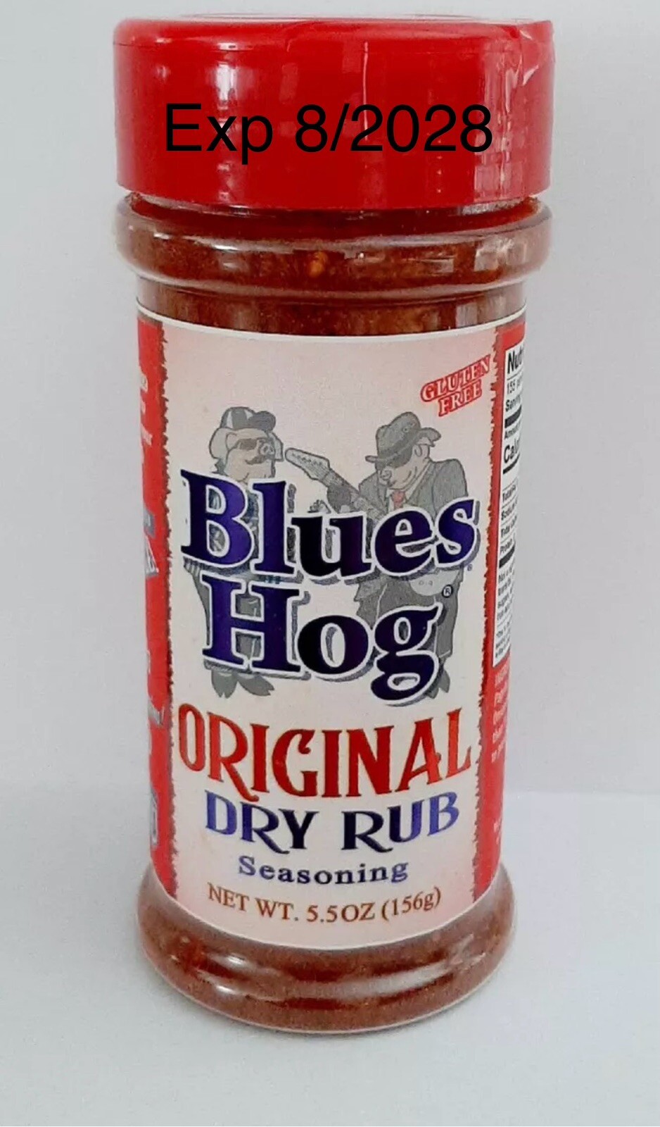 Blues Hog Original All Purpose Seasoning Rub 5.5oz Ex 8/28 Spices Gluten Free