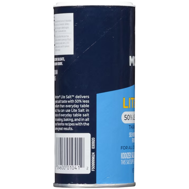 (3 pack) Morton Lite Salt Low Sodium Salt Alternative 11 oz
